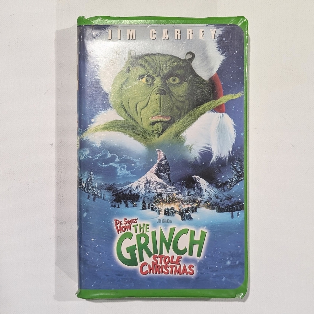 How the Grinch Stole Christmas (2000) VHS cassette movie